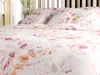 Pościel z mikrofibry FLORANY biała 70x90 + 140x200 Podgląd zdjęcia produktu 4