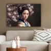 MuchoWow® - Leinwandbilder - Frau - Sakura - Kimono - Produktbild-Vorschau 5