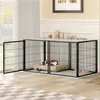 Modulare Hundebox 120x60x60cm, Flexibler Hunde-Käfig mit Produktbild-Vorschau 2