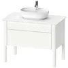 Waschtischunterbau LUV 938x570mm f Kons freist weiß Produktbild-Vorschau 1