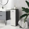 kleankin Badezimmerschrank Beistellschrank mit Schublade, Produktbild-Vorschau 2