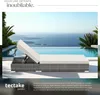 2 chaises longues en rotin avec structure en aluminium et Voir les images du produit 4
