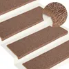Stufenmatten 15 Stk. 65x21x4 cm Braun Produktbild-Vorschau 2