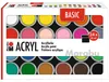 Marabu Acrylfarben-Set BASIC 24 x 18 ml Produktbild-Vorschau 1
