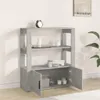 vidaXL Príborník betón sivý 80x30x90 cm odvodený výrobok z Náhľad obrázku produktu 3