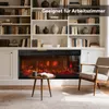 HOMAVO Cheminée électrique 36 pouces avec effet de flammes Voir les images du produit 8