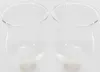 2x Teelichtaufsatz klar 8 cm Glasaufsatz für Kerzenleuchter Produktbild-Vorschau 1