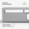 Blumfeldt TV Board Blanc, Meuble de salon pour TV, Meuble Voir les images du produit 6