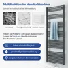 Heilmetz Badheizkörper 1200x500mm Mittelanschluss 513 Watt Produktbild-Vorschau 2
