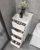 Stojatá skříňka se zásuvkami bílá 82 cm Náhled obrázku produktu 3