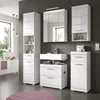 Badezimmer Hängeschrank "Shawn" in weiß Hochglanz Produktbild-Vorschau 7