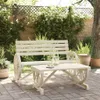 2-tlg. Garten-Lounge-Set Massivholz Tanne Produktbild-Vorschau 2