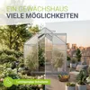 JUSKYS® Gewächshaus 3,6 m², inkl. Fundament, Produktbild-Vorschau 4