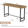 Tribesigns 180 cm Bartisch, Stehtisch mit Metallfußstütze, Produktbild-Vorschau 2