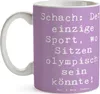 Mr. & Mrs. Panda Tasse Spruch Schach Sport - Lavendeltraum Produktbild-Vorschau 3