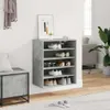 vidaXL Scarpiera grigio cemento 60x35x70 cm materiale a Anteprima dell’immagine prodotto 3
