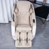 A top-down view of a beige and white massage chair. Produktbild-Vorschau