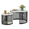MODFU Couchtisch 2er-Set Rund,Wohnzimmertisch Sofatisch mit Produktbild-Vorschau 9