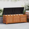 vidaXL Coffre de jardin 150x50x55 cm en bois massif Voir les images du produit 1