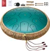 SucceBuy Steel Tongue Drum, 14 pouces & 15 notes, tambour Voir les images du produit 1