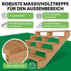 Terrassentreppe aus Lärche Treppe Stufen Wangentreppe Produktbild-Vorschau 2