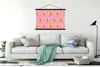 MuchoWow® Textilposter Gemüse - Zwiebeln - Rosa 120x80 cm Produktbild-Vorschau 3