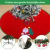 Weihnachtsbaumdecke rund 60 cm, Weihnachtsbaumrock, für kleine Bäume Productafbeelding-voorbeeld