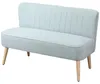 HOMCOM Sofa 2-Sitzer Stoffsofa Couch Polstersofa Loungesofa Produktbild-Vorschau 1