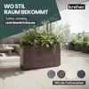 Kreher® XXL Sichtschutz Pflanzkasten hoch 93L - 98x38,5x62 Produktbild-Vorschau 3