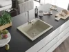 Mexen Elix Granitspüle 1-Becken 600 x 500 mm, beige, Siphon Produktbild-Vorschau 2