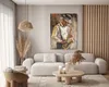 Leinwandbild Wandbild SAXOPHONIST Malerei Retro Stil Produktbild-Vorschau 8