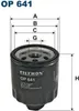 A diagram showing the dimensions of an oil filter. Podgląd zdjęcia produktu