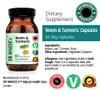 DR WAKDE'S Neem & Kurkuma Kapseln | 60 Vegi Caps | Produktbild-Vorschau 5