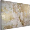 Leinwandbild Goldene Fleckenabstraktion 60x40 Feeby Gold Produktbild-Vorschau 1