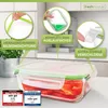 Fresh Master Frischhaltedosen Set 16-tlg. Borosililatglas, Produktbild-Vorschau 4