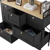 Komoda Vicco Belaro Czarny 98 x 85 cm z 7 szufladami, Model Podgląd zdjęcia produktu 5
