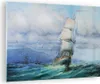 Bilder auf glas - Meer Segelschiff - 70x50cm - Glasbilder - Produktbild-Vorschau 1