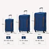 Valise cabine Solier, 25 litres, trolley, 4 roulettes, Voir les images du produit 4