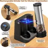 Salz und Pfeffermühlen elektrisch, 2er Set Gewürzmühle Produktbild-Vorschau 6