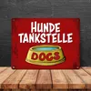 Metallschild mit Wassernapf Motiv und Spruch: Produktbild-Vorschau 4