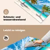 KitchenYeah© Herdabdeckplatte Strand - Palmen - Wolken , Produktbild-Vorschau 2
