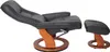 MCA Fauteuil relax Hamilton, Fauteuil TV pouf, Cuir Voir les images du produit 5