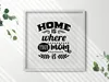 Zuhause ist, wo deine Mutter ist - Familiensatz– Wandbild Produktbild-Vorschau 2