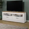 Calicosy - Mobile TV 2 cassetti e 2 nicchie decoro legno Anteprima dell’immagine prodotto 2