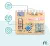Mamabrum Montessori Busy Board Holz 6in1 – Motorikbrett Produktbild-Vorschau 3