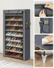 SONGMICS Schuhschrank Schuhregal mit 10 Ebenen 40-50 Paar Produktbild-Vorschau 4