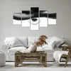 Bild auf Leinwand - Leinwandbild - 5 Teile - Frau Hut Produktbild-Vorschau 6