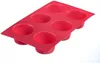 6er Silikon-Muffin-Backform, Rot Produktbild-Vorschau 1