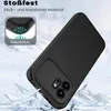 Silikon Hülle für Honor 600 Schutzhülle Matt Schwarz Produktbild-Vorschau 5