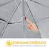 Outsunny 2-in-1 Strand Schirm Sonnenschirm Strand Zelt Produktbild-Vorschau 4